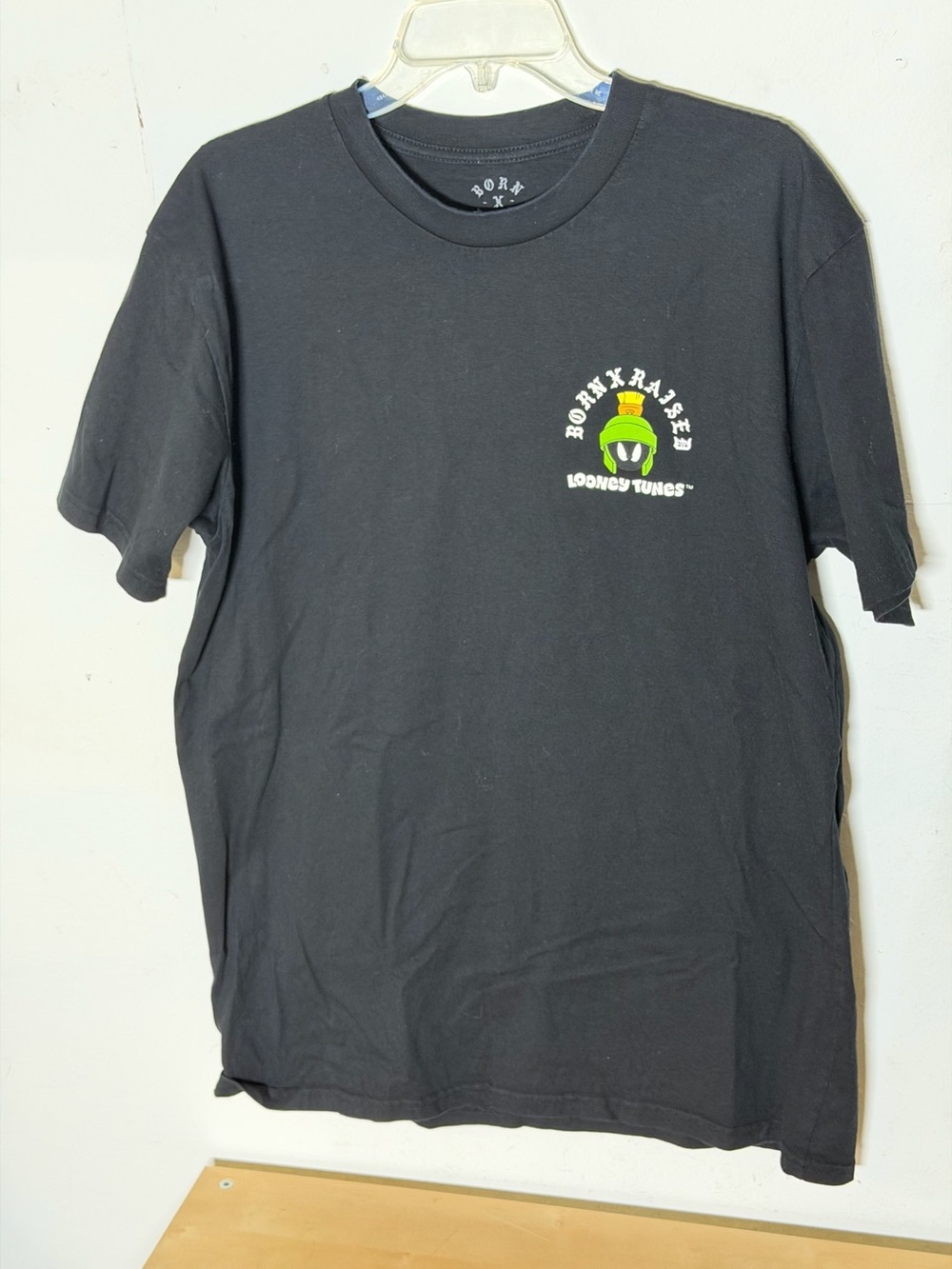 Born X Raised x Looney Tunes Marvin the Martian T-Shirt Black Men’s L